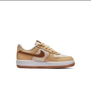 Nike Air Force One Size 2 Youth. Pearl White/Ale Brown/Sesame/White